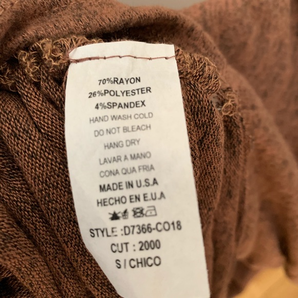 Chocolate color brown/black dress - Picture 4 of 5